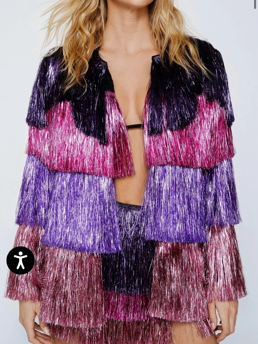 Nasty gal fringe jacket - Picture 3 of 7